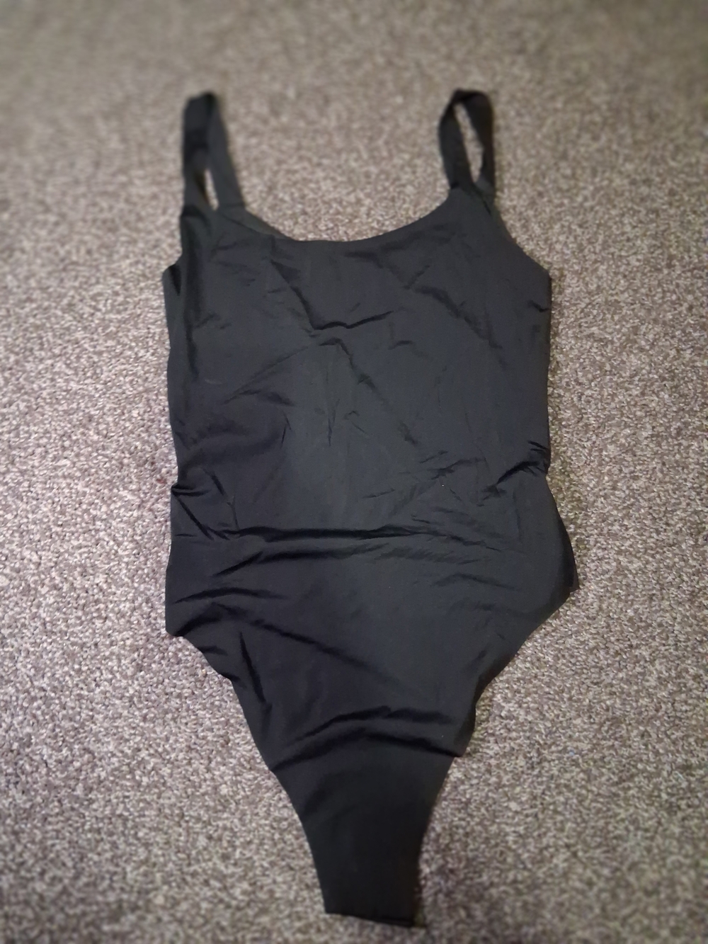 Los Angeles Apparel Black Scoop Neck Bodysuit